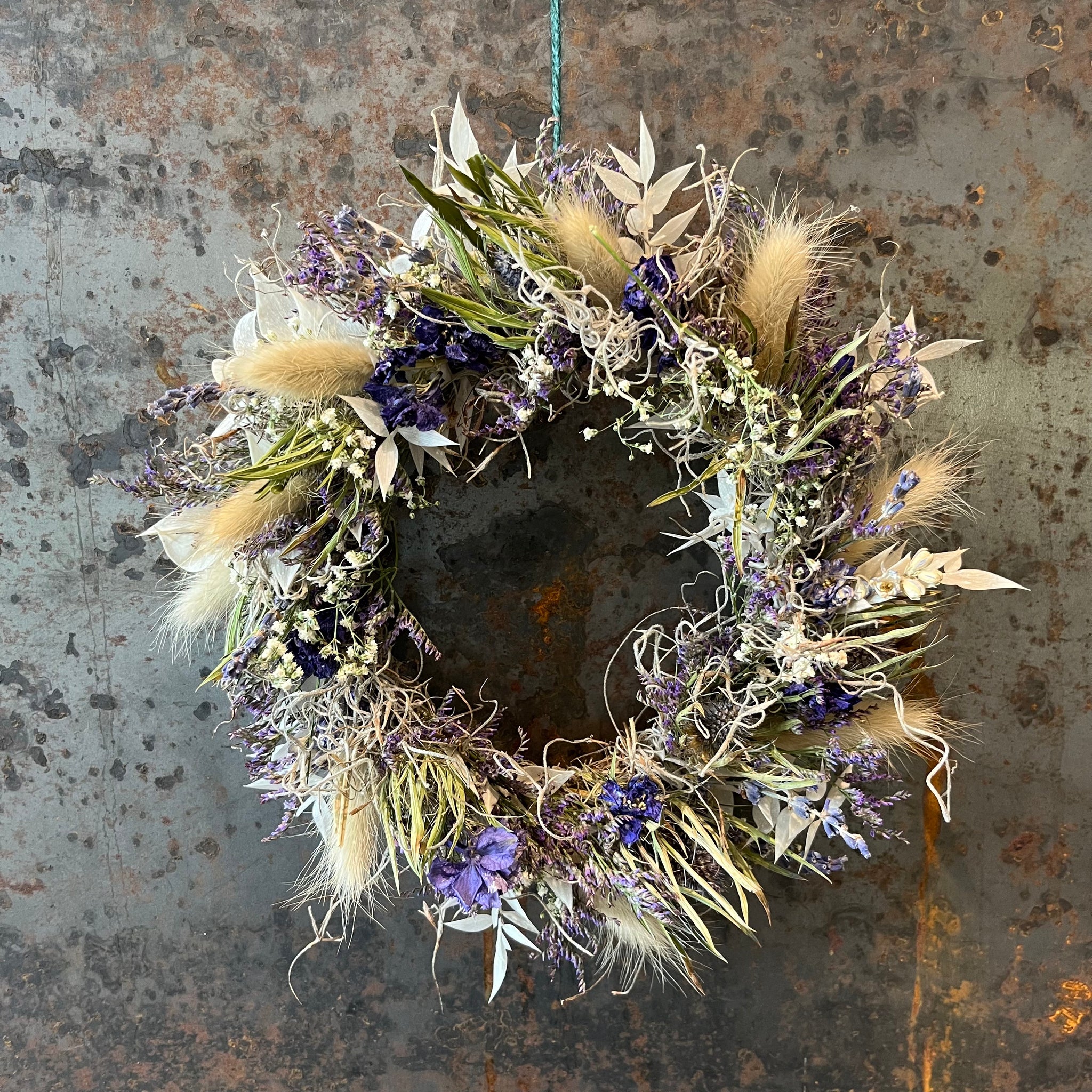 Natural dried wreath